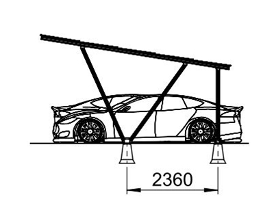 Zonnepanelen Carport - 2A-L